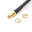 BTM SMA Nữ Sang UHF SO239 PL259 Nữ RG58 Cáp Đuôi Heo RF Đồng Trục Lắp Ráp