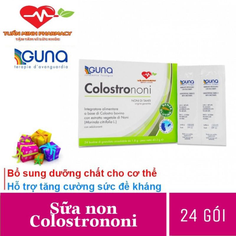 Colostrononi – Sữa non giúp cải thiện hệ tiêu hóa, tăng cường miễn dịch (24  gói)