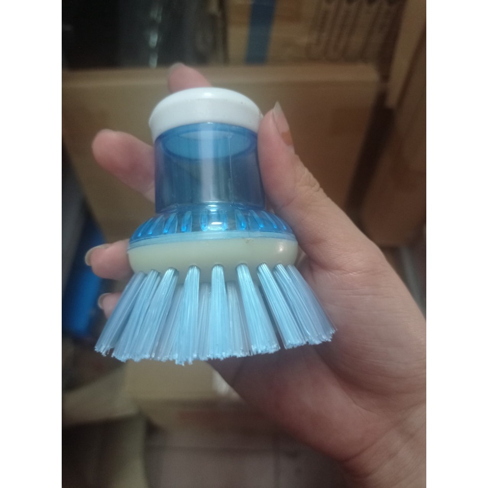 Dụng Cụ Rửa Chén Xoong Nồi Chảo Có Bình Đựng Nước Rửa Chén Tiện Dụng An Toàn Da Tay