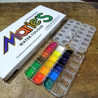 [1ml] Bộ màu nước bỏ túi Phoenix 24 màu, Bộ pocket màu nước Marie's 18 màu