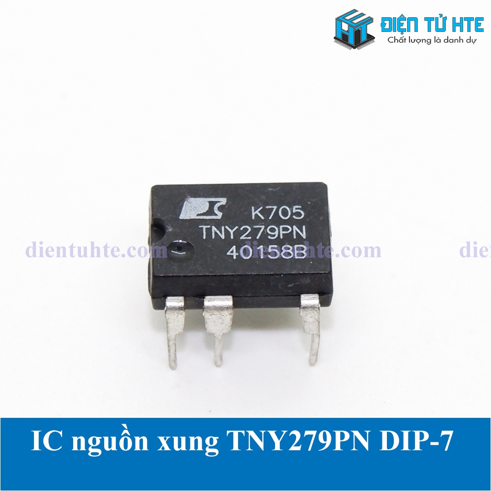 Produktbild von 10x TNY279PN IC – DIP-7, TNY279P, 279PN – Für Schaltnetzteile & Stromversorgungen