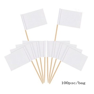 100 Que Gỗ Cắm Bánh Mini Trang Trí
