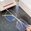 Kính giả cận nữ gọng vuông mắt kính không độ phong cách Hàn Quốc chống ánh sáng xanh đẹp sang trọng HANASO 020