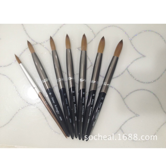 CỌ LÔNG CHỒN CAO CẤP, Cọ đắp móng bột