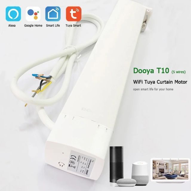 Động cơ rèm thông minh Dooya T10 Wifi, Mô tơ rèm tự động Dooya T11 ...