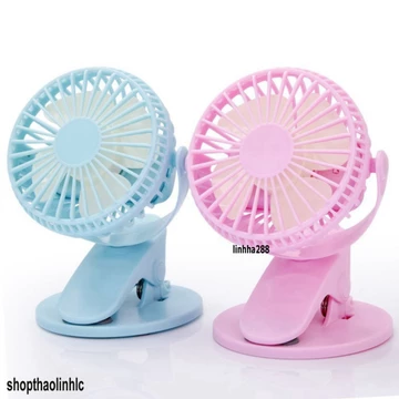 Quạt tích điện kẹp đa năng bàn học, nôi bé, xe hơi - Khung xoay 360 độ-Chia sẻ: 0 Quạt Tích Điện Kẹp Bàn Đa Năng