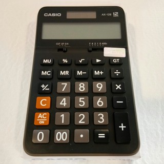 Máy Tính Casio AX-12B Màn Hình Lớn - Phím Nảy Êm, Tính Lãi MU Nhanh Cho Chủ Shop, Thu Ngân