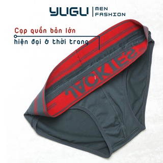 Quần sịp nam cao cấp cotton JACKIES Bn01 chính hãng Việt Nam -YUGU- Quần lót tam giác nam 40kg - 90kg, 1 chiếc, che tên
