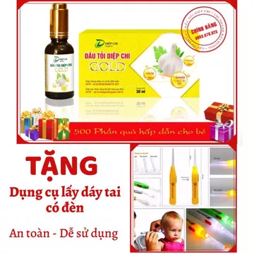 [CHÍNH HÃNG] Dầu tỏi Diệp Chi Gold