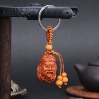 Móc Khóa Gỗ Gụ Khắc Hình Phật Tinh Xảo quà Tặng Tâm Linh Đầy Ý Nghĩa
