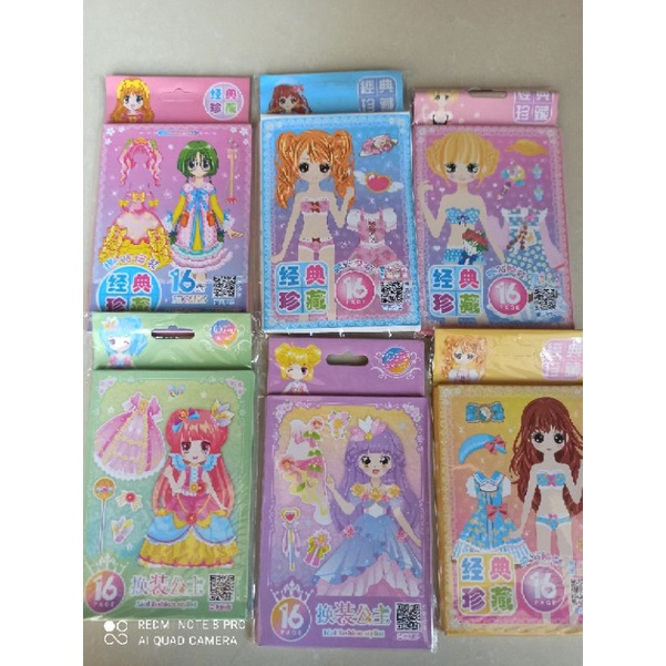 Dán Sticker Thay trang phục hóa Trang cho công Chúa | Shopee Việt Nam