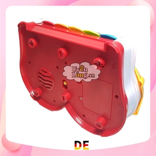 Đàn Nhạc Cho Bé 2in1 – Piano Kết Hợp Trống Tay, Nhạc Tiếng Anh, Âm Thanh & Đèn Nhấp Nháy