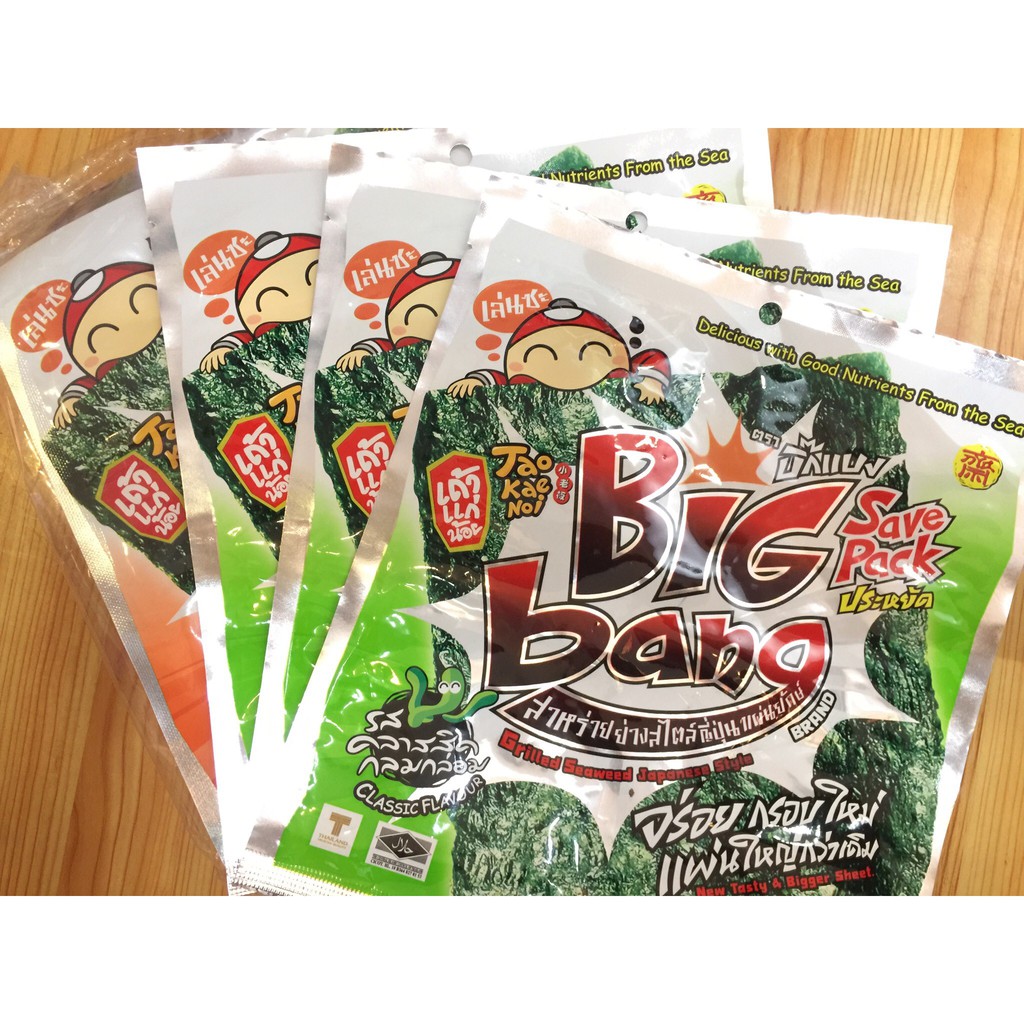 Rong biển ăn liền Big Bang Thái Lan 6g | Shopee Việt Nam
