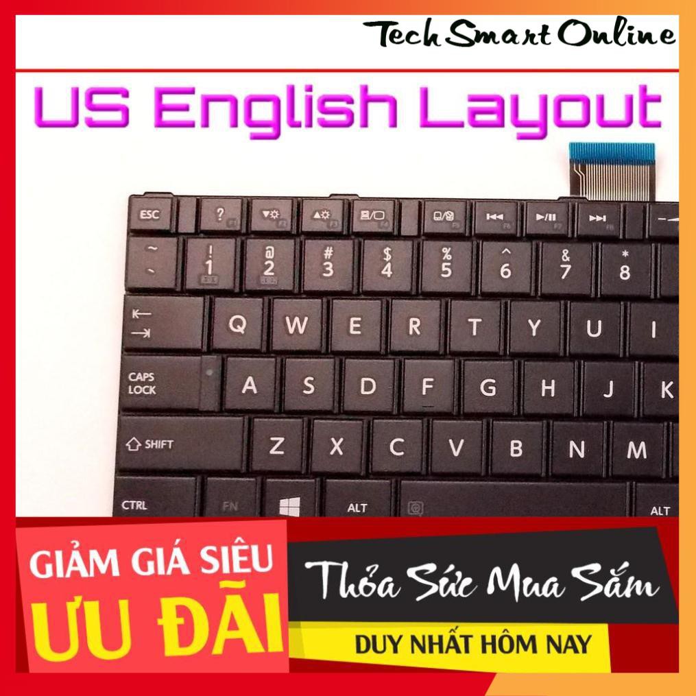 BÀN PHÍM LAPTOP TOSHIBA Satellite C850 C850D C855 C855D L850 L850D L855 L870 L875 P850 P855 P855d P870 P875 (Đen) I.301533053 - Foto 5