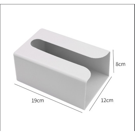 Hộp đựng giấy vệ sinh, Giấy ăn, Túi Nilong Cuộn Đa Năng Kèm Miếng Dán Tường Nano Sáng Tạo Mới - 88310 AMIZIN