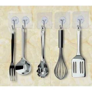 [COMBO 10] MÓC DÁN TƯỜNG CAO CẤP - Móc dán tường Móc cường lực trong suốt siêu dính,Móc treo đồ chịu lực 10kg