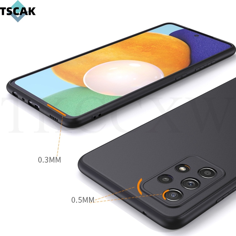 Ốp điện thoại silicon TPU cho Samsung Galaxy A03 A03S A33 A73 A53 A13 A22 A12 A02S A32 A02 A72 A52 A42 A52S A51 A71