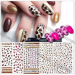 Sticker Trang trí móng Nail Mẫu Hổ - Báo