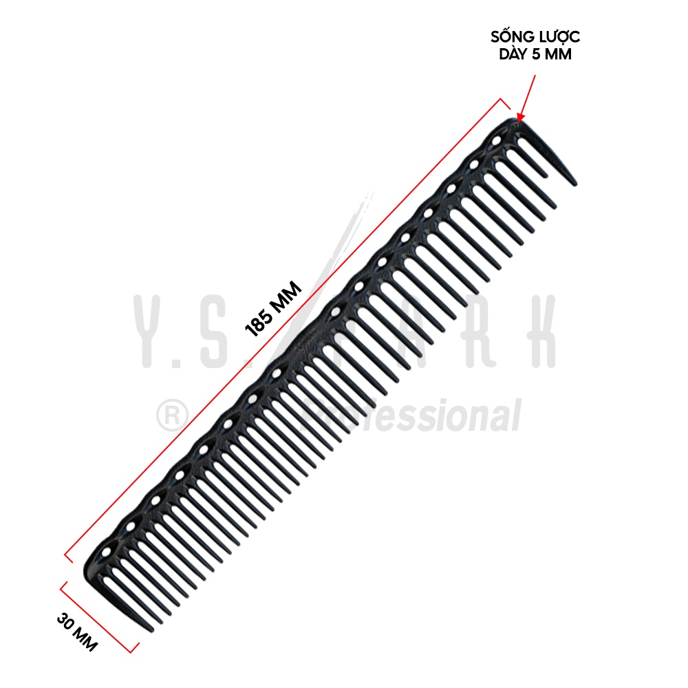 Ảnh Lược cắt tóc chịu nhiệt YS-338 cho tóc tỉa tự nhiên - Hàng chính hãng YS PARK Professional Nhật Bản 3