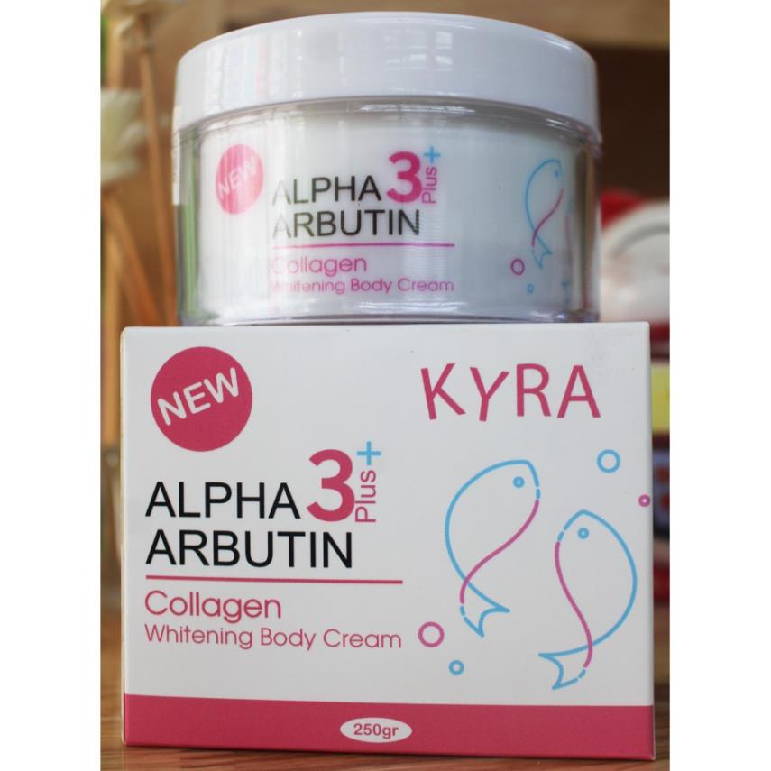 Kem kích trắng da Alpha Arbutin Collagen Cream 3Plus Kyra Shopee Việt Nam