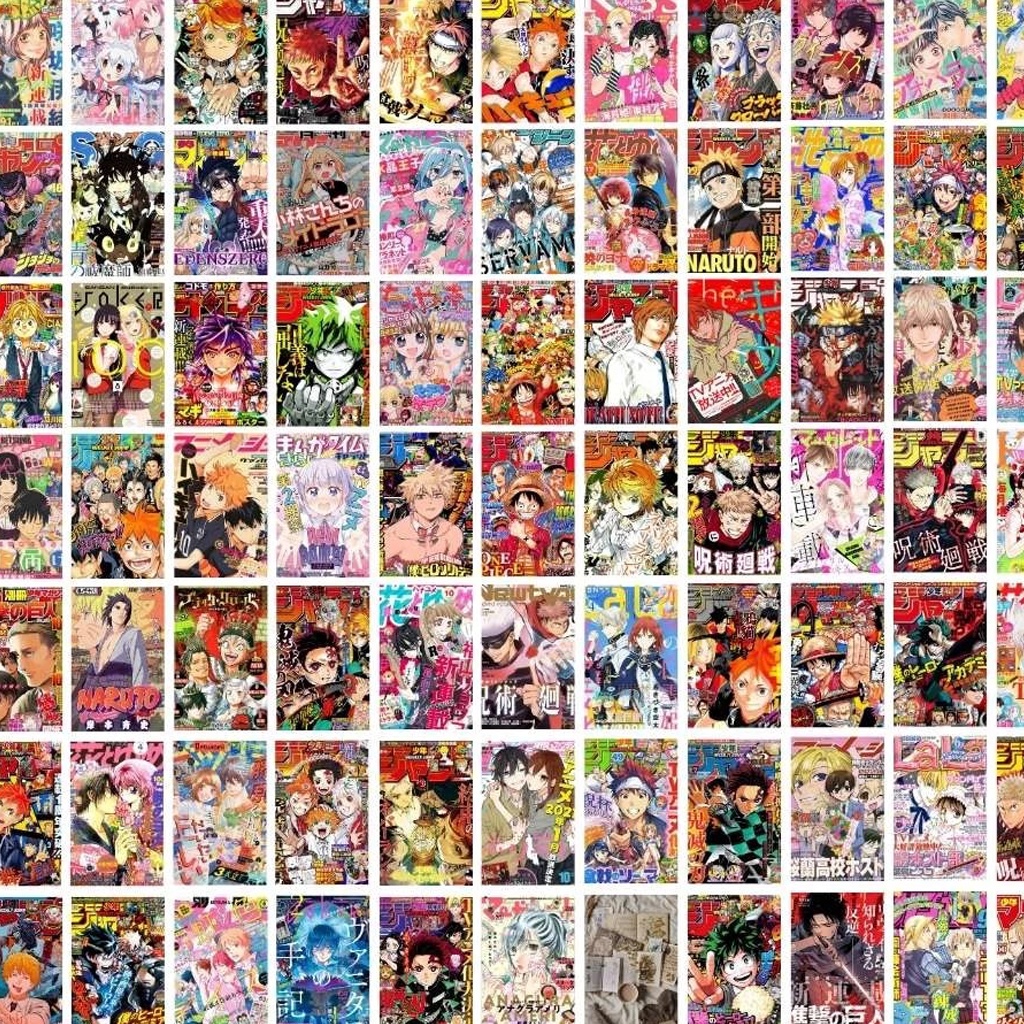 In giấy dán tường anime (manga wall) theo yêu cầu 100 tờ SAMI