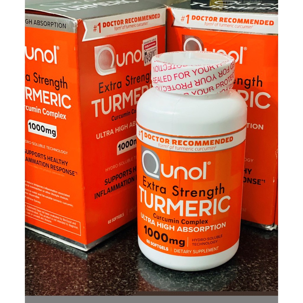 Viên uống tinh chất nghệ Qunol Extra Strength Turmeric 1000mg Shopee