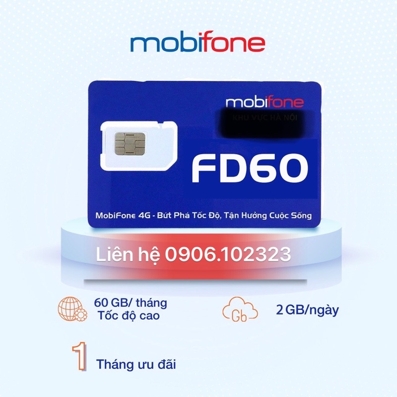 Sim FD60 Mobifone (có tháng đầu) | Shopee Việt Nam