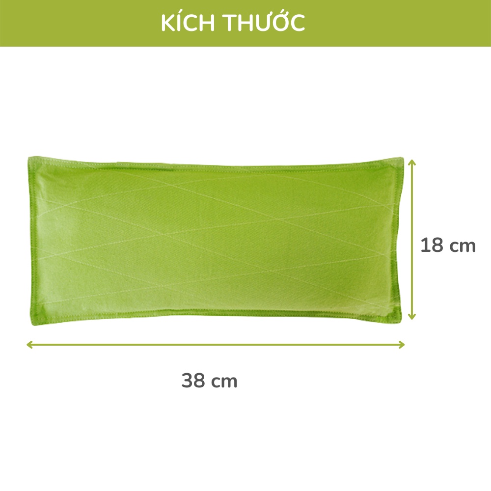 Mô tả Gối Thảo Dược Chườm Nóng Giảm Nhức Mỏi Lưng, Cổ Vai Gáy Hapaku, Thư Giãn Toàn Thân - 2