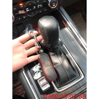 Bọc cần số phanh tay các dòng xe Mazda 2 3 6 CX5 CX8 số tự động đời 2015 -2023, khách mua nhắn shop tên xe đời xe nhé