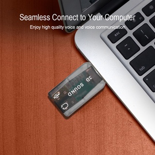 Clii USB sang 3 5mm Jack Adapter USB sang AUX Jack Thẻ âm thanh nổi ngoài