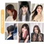 Set 2 Tóc Giả Kẹp High light 50cm-Tóc Nối Nhuộm Ombre Thẳng Phong Cách Hàn Quốc