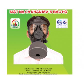 mặt nạ phòng độc chuyên dụng MV - 5BHcho mọi người dân của bộ quốc ng vn do nhà máy x61 sản xuất