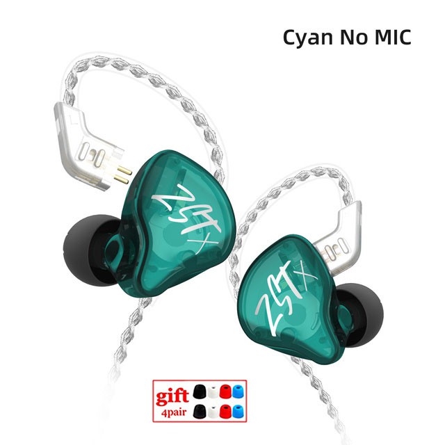 Tai nghe nhét tai Kz Zst X 1ba 1dd Zstx Zsn X Zsx Zs10 Es4 V80 C12