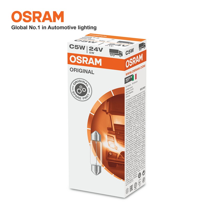 Combo 10 Bóng Đèn Cana Trung OSRAM Original C5W 24V 5W