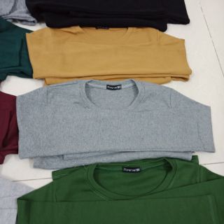 Áo thun gân tay dài giá rẻ, áo thun gân tay dài tôn dáng -RUBY CLOTHING A03