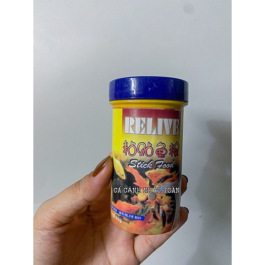 THỨC ĂN VIÊN DÁN HỒ CÁ RELIVE CHO CÁ CẢNH 50G 100 VIÊN