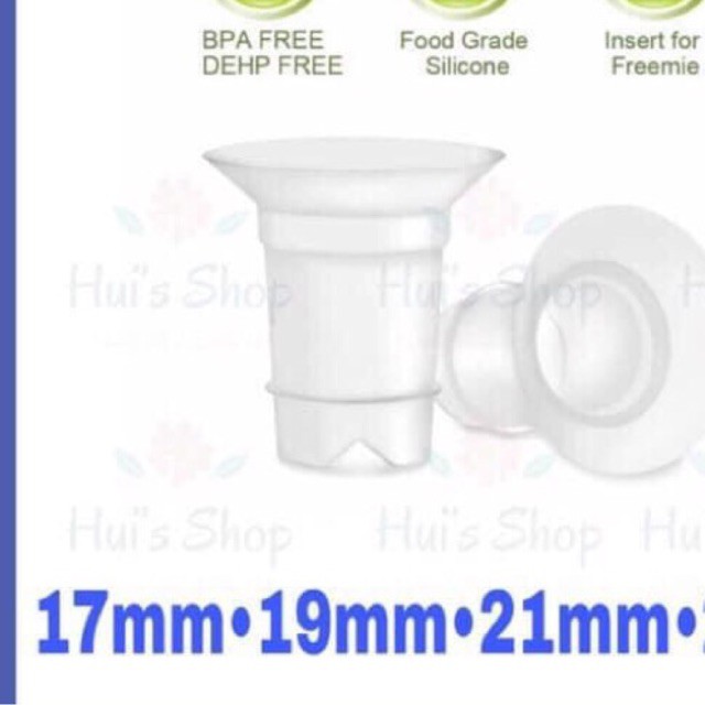 ĐỆM HẠ, GIẢM SIZE LÒNG PHỄU MÁY KHÔNG DÂY/ CUP RẢNH TAY/ PHỄU HÚT SỮA SIZE 15 17,19, 21 ( 2 chiếc)