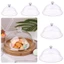 LAKAM Vỏ Thực Phẩm Trong Suốt Chống Bụi Món Tráng Miệng Khay Bảo Quản Đĩa Tròn Sáng Tạo Bánh Acrylic Đĩa Bánh Mì