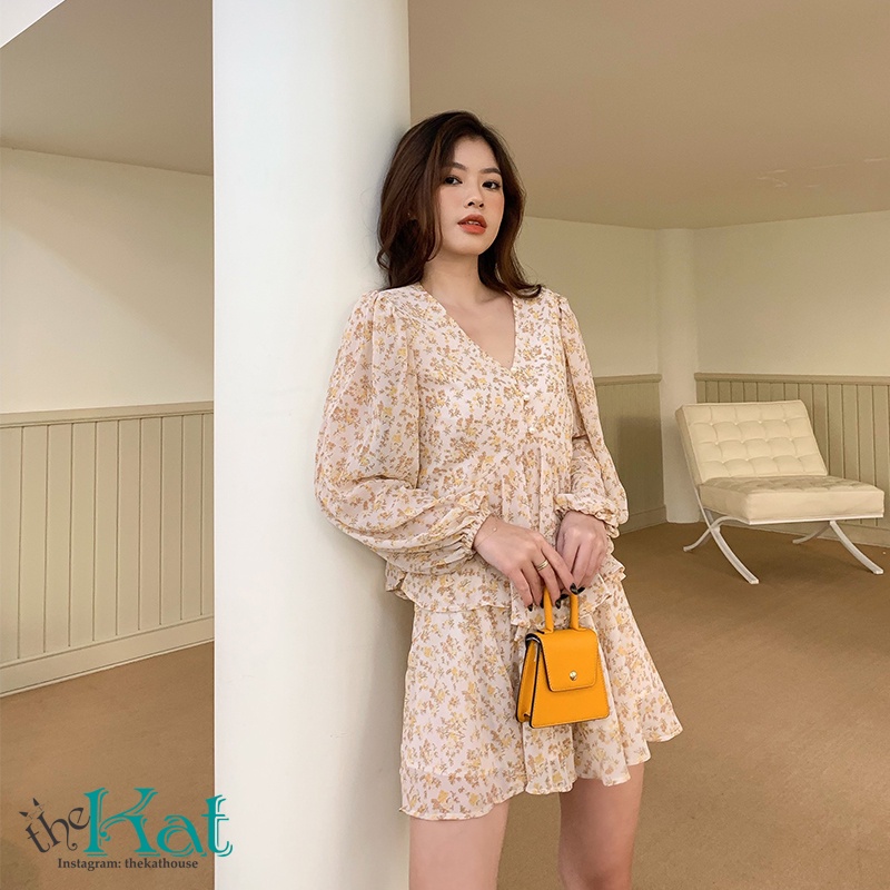 Set Bộ Hoa Nhí Liti The Kat House, xinh xắn, trẻ trung lên đồ cực yêu