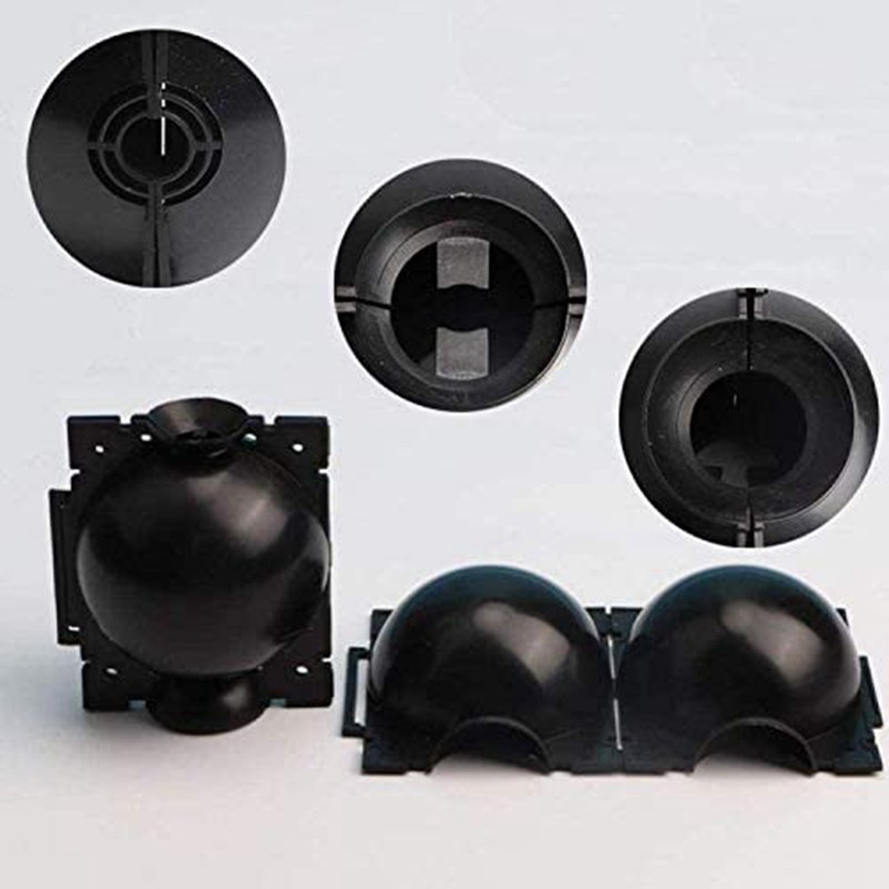 Hộp rễ cây Thiết bị ghép bóng nhân giống áp suất cao Vườn ghép rễ cây Bộ điều khiển S, Đen x 10
