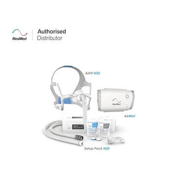 Bộ kết nối VỚI mặt nạ thở Airfit N20 với máy trợ thở CPAP Resmed AirMini-Ống thở-N20 AirMini Set Up pack