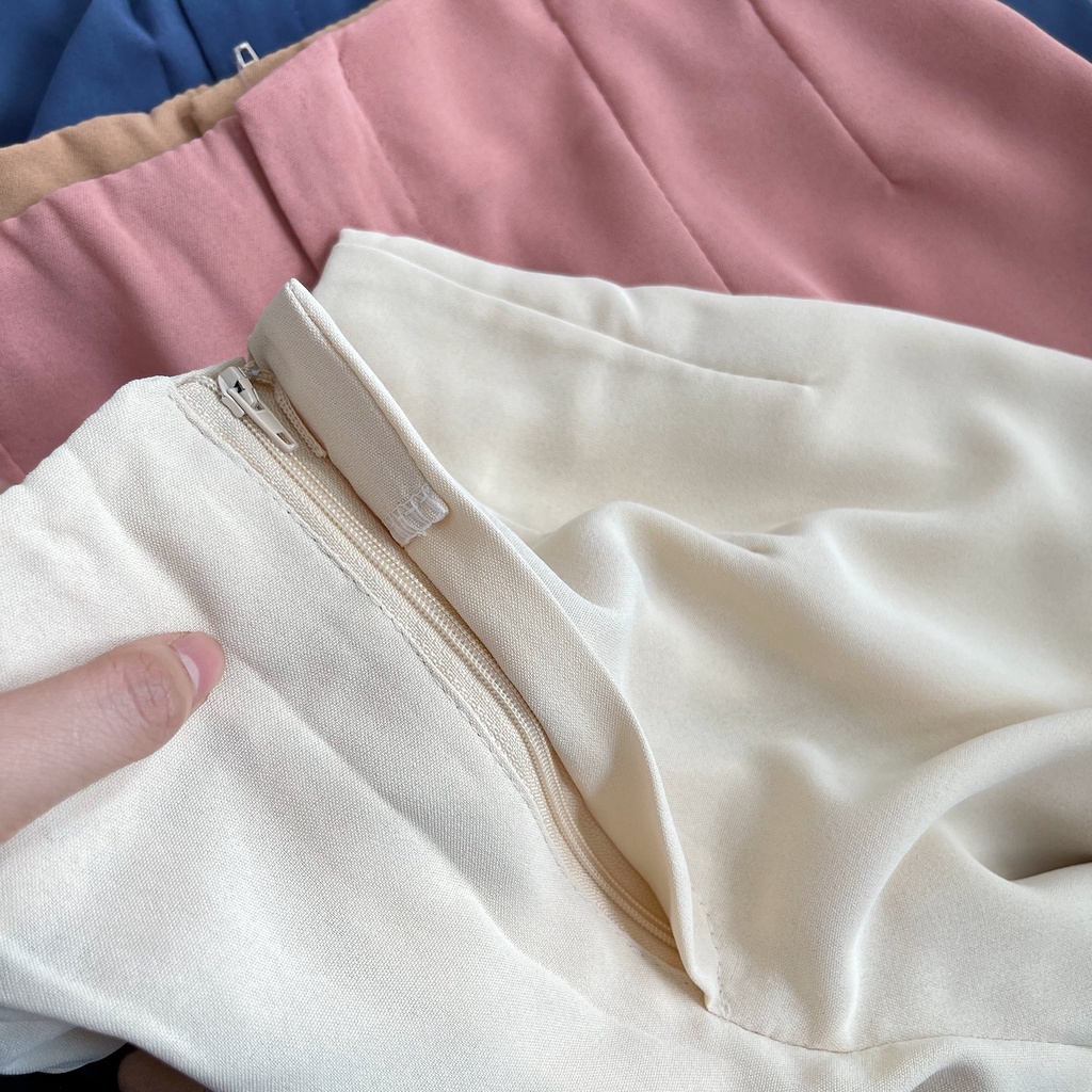 SET ÁO DÀI TAY QUẦN NGẮN MÀU DỄ THƯƠNG - NALY SET