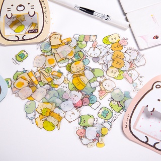 Set 50 Sticker Hoạt Hình Đáng Yêu Dán Trang Trí Nhật Ký