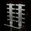 VVDZA Kính Mắt Hiển Thị Đứng Nhựa Counter Top 10 Cặp Kệ Tiết Kiệm Không Gian Nhà Tổ Chức Triển Lãm Khung