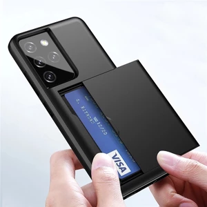 Dành Cho Samsung Galaxy S20 / S20 Plus / S20 Ultra 5G Ví Đựng Thẻ Khe Cắm Vỏ Bảo Vệ Chống Sốc