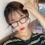 Mắt kính giả cận nữ nam không độ gọng kính cận chữ V phong cách Ulzzang chống tia UV bền đẹp thay được tròng cận 027