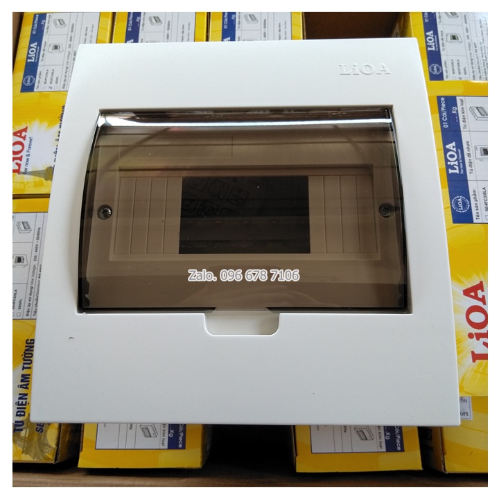 Tủ điện LiOA đế nhựa 2/4 - 3/6 - 4/8 Aptomat MCB, MCCB, RCBO Chính hãng ...