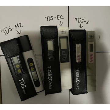 HÀNG MỚI VỀ-RẺ VÔ ĐỊCH -Bút thử nước sạch đo nhiệt độ nướcTDS&EC 3in1, TDS-M2 TDS-3, bút TDS có bao da như hình