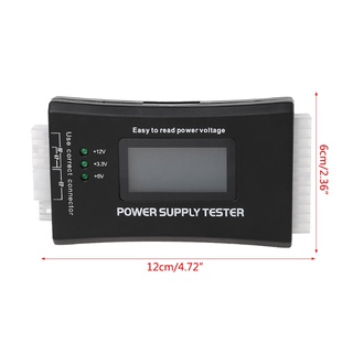 Pealike 20 24 pin HDD ATX BTX Meter LCD Bộ kiểm tra nguồn điện kỹ thuật số cho máy tính PC