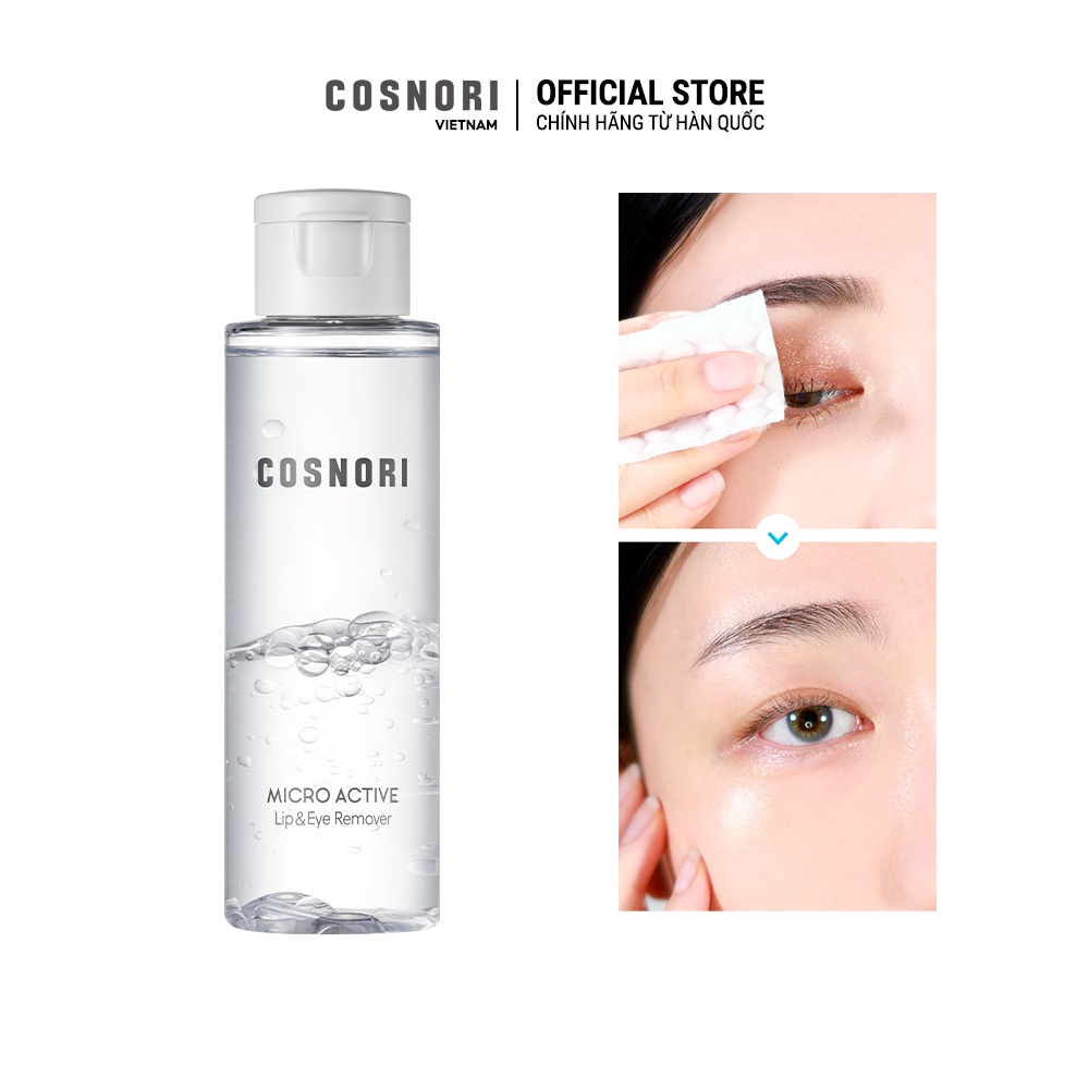 Nước tẩy trang Cosnori dành cho mắt và môi, dịu nhẹ, dưỡng ẩm cho da 100ml